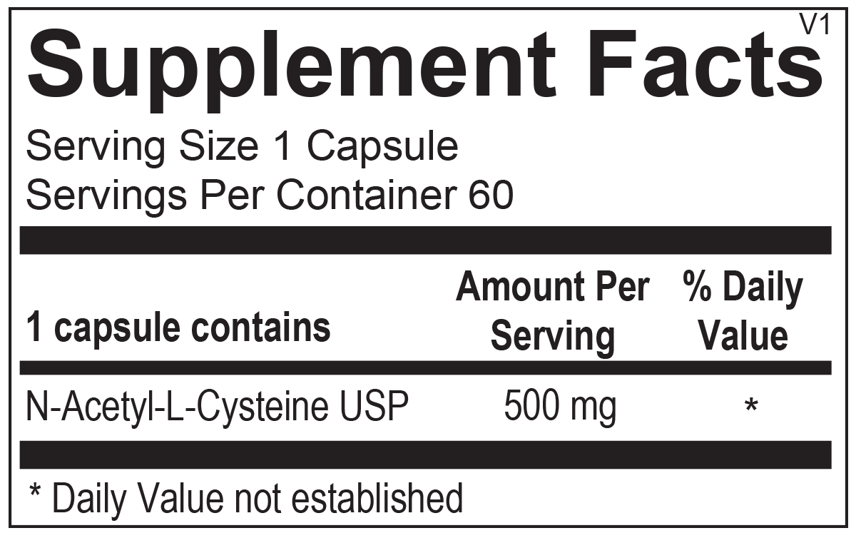 N-Acetyl Cysteine - Melcon's Pharmacy