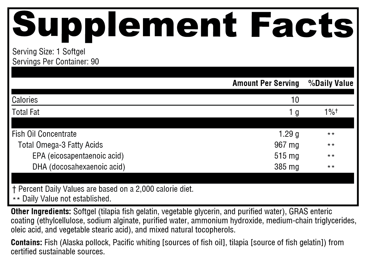 OmegaPure 900 EC™ – Maximum-Potency Fish Oil for Heart, Brain, and Metabolic Wellness