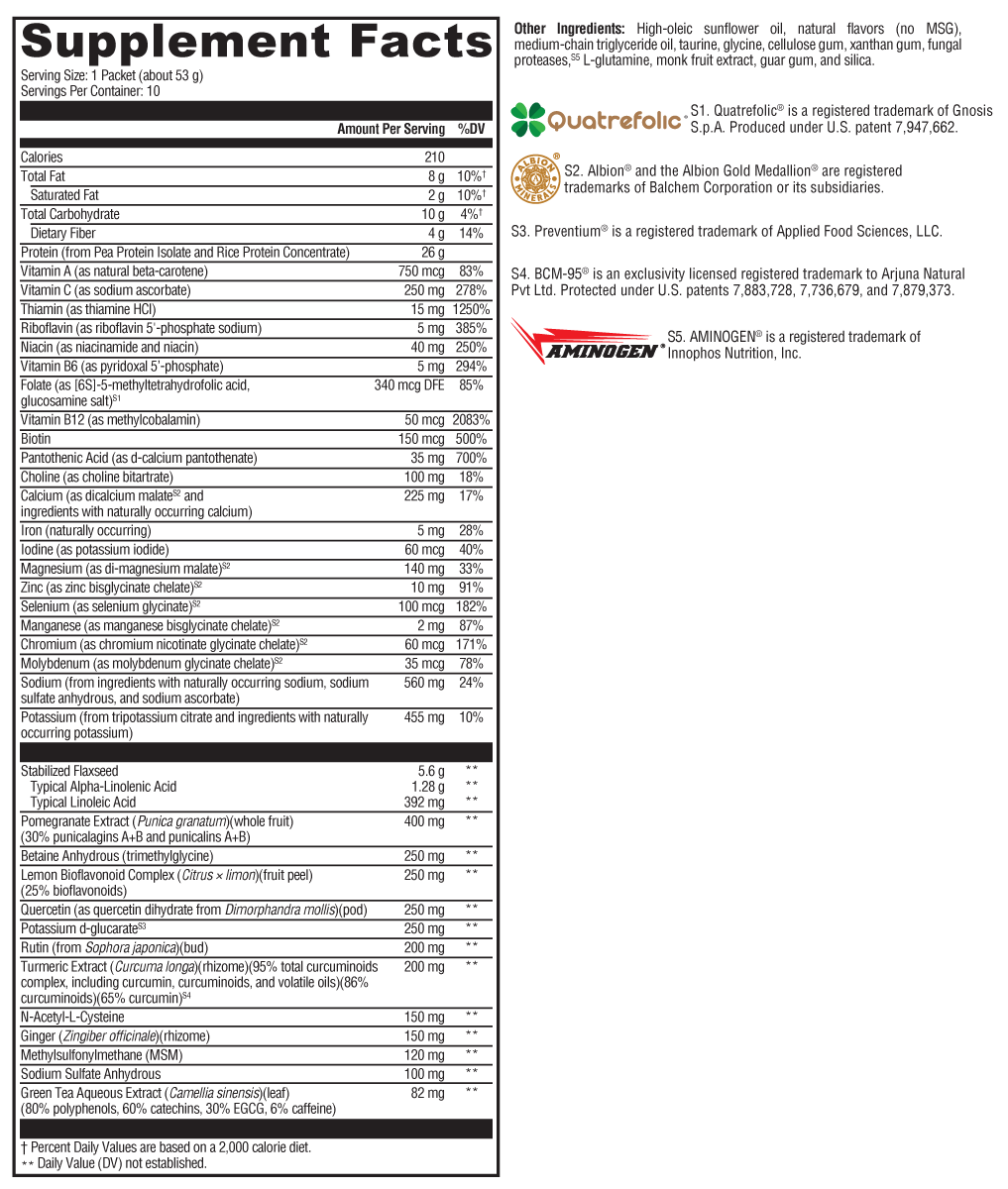 OptiCleanse® GHI Sugar- and Stevia-Free – Comprehensive Detoxification and GI Health Support