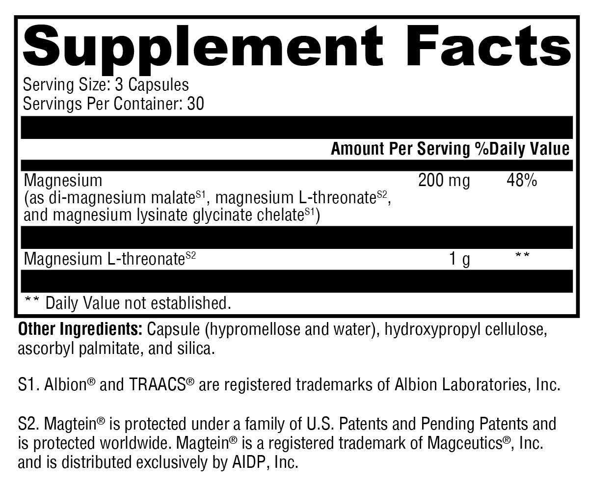 OptiMag® Neuro Capsules – Brain, Mood & Cognitive Support