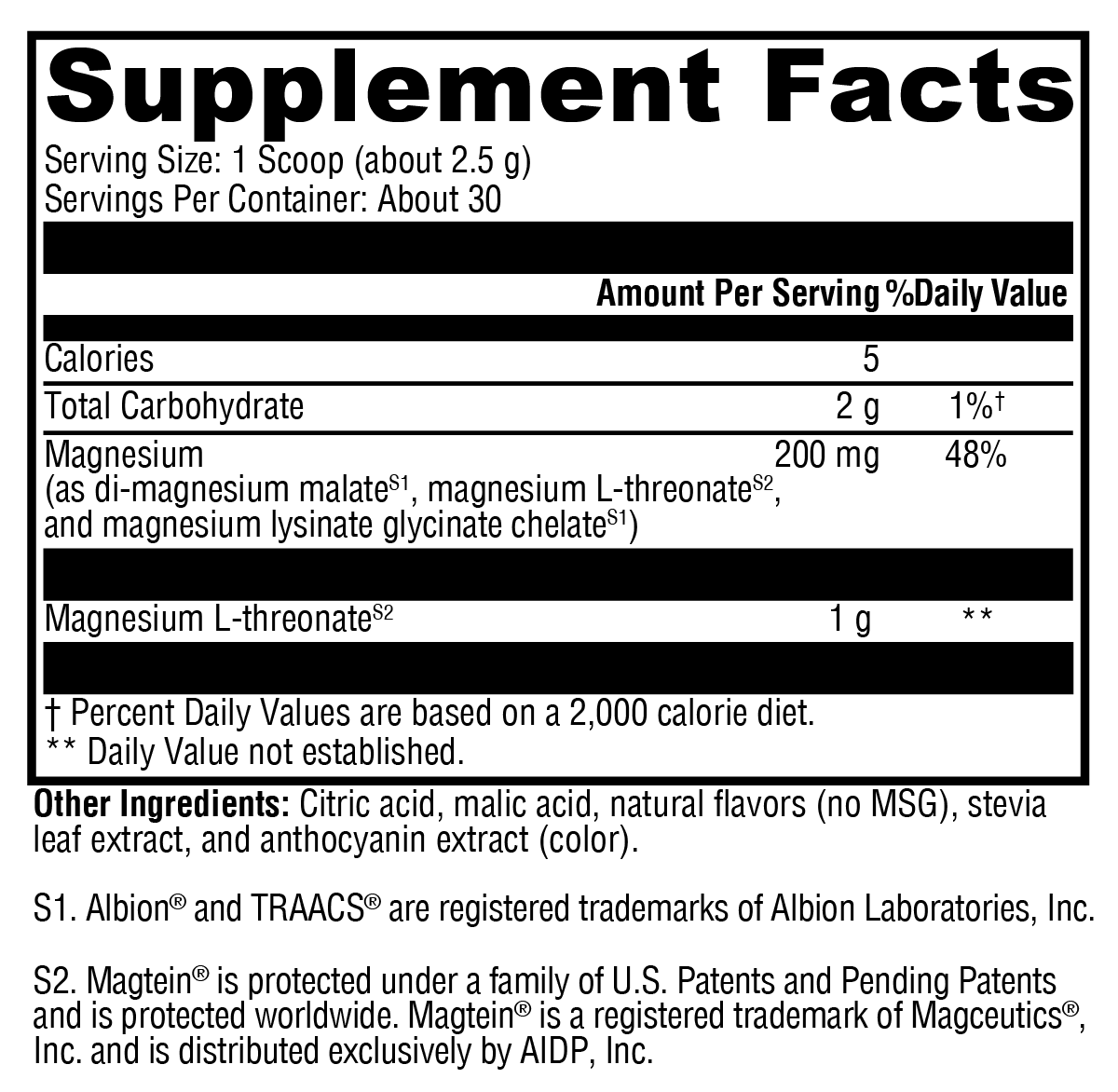 OptiMag® Neuro Powder – Brain, Cognitive & Mood Support
