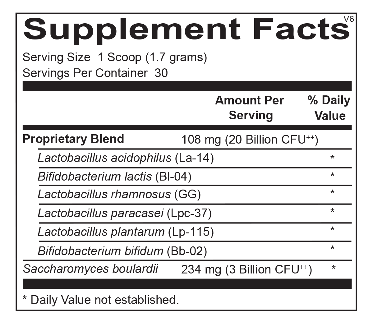 Ortho Biotic Powder - Melcon's Pharmacy
