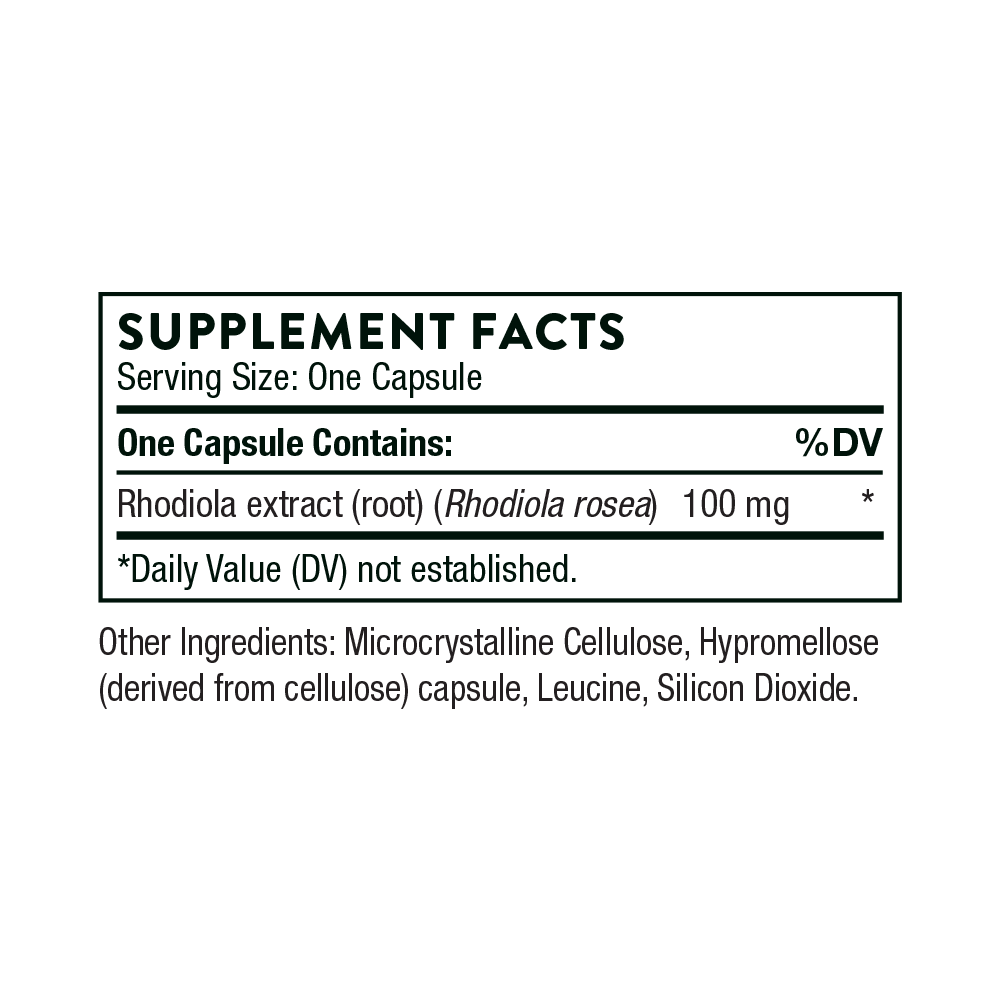 Rhodiola - MELCON'S PHARMACY