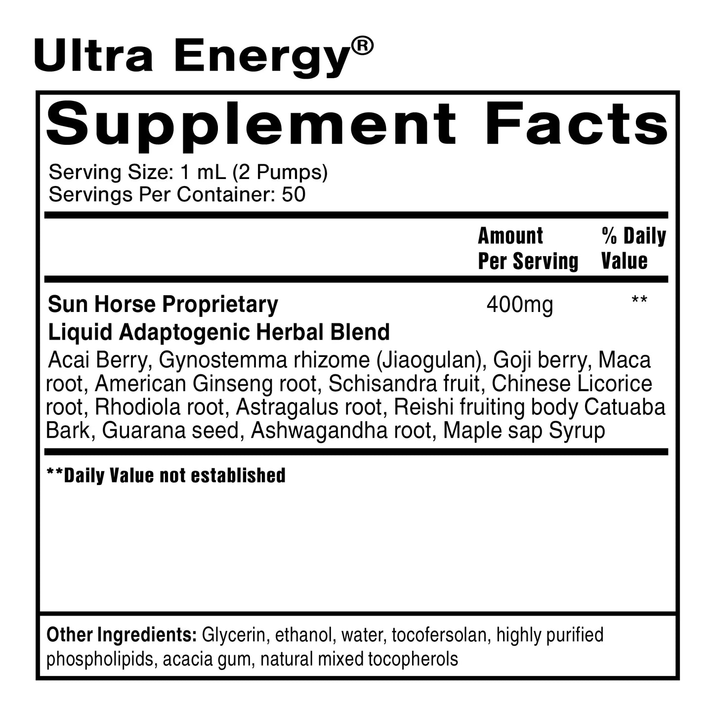 Dr. Shade's Ultra Energy®