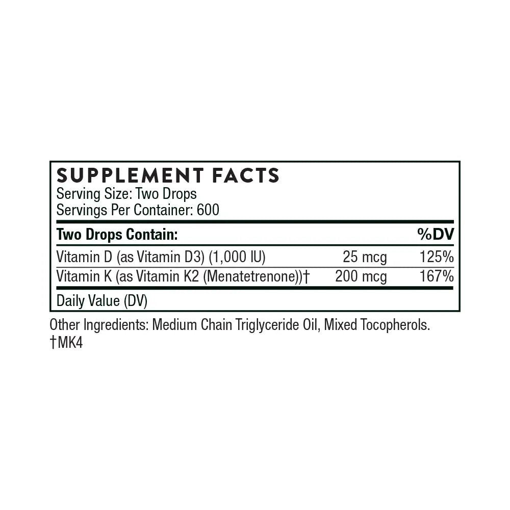 Vitamin D + K2 - MELCON'S PHARMACY
