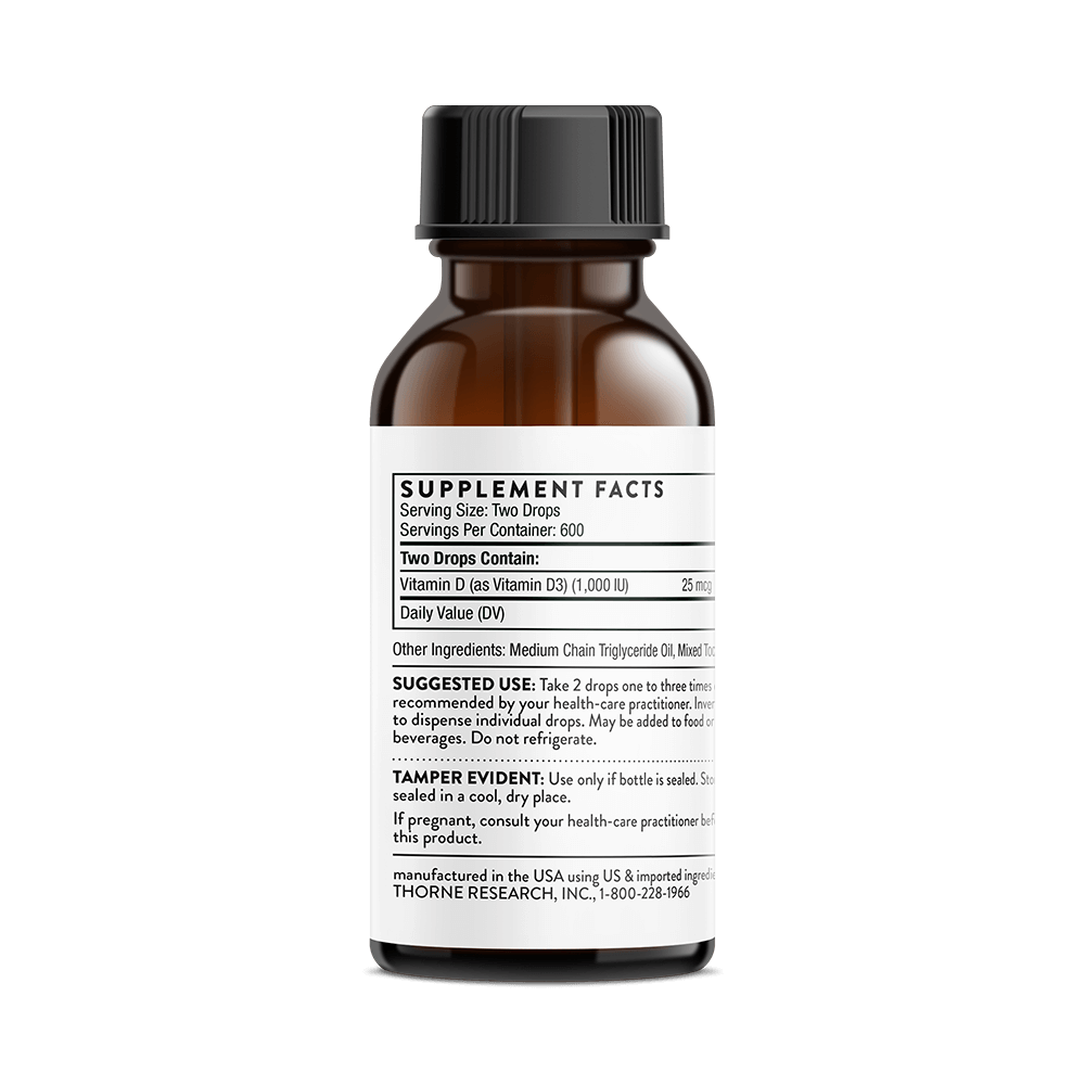 Vitamin D Liquid – Immune, Bone & Mood Support for Adults and Children