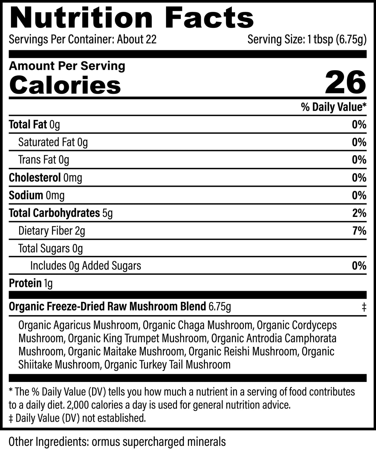 Mushroom Blend by Global Healing – Mushroom Blend Powder, Reishi & Chaga | Melcon's Pharmacy (image 2)