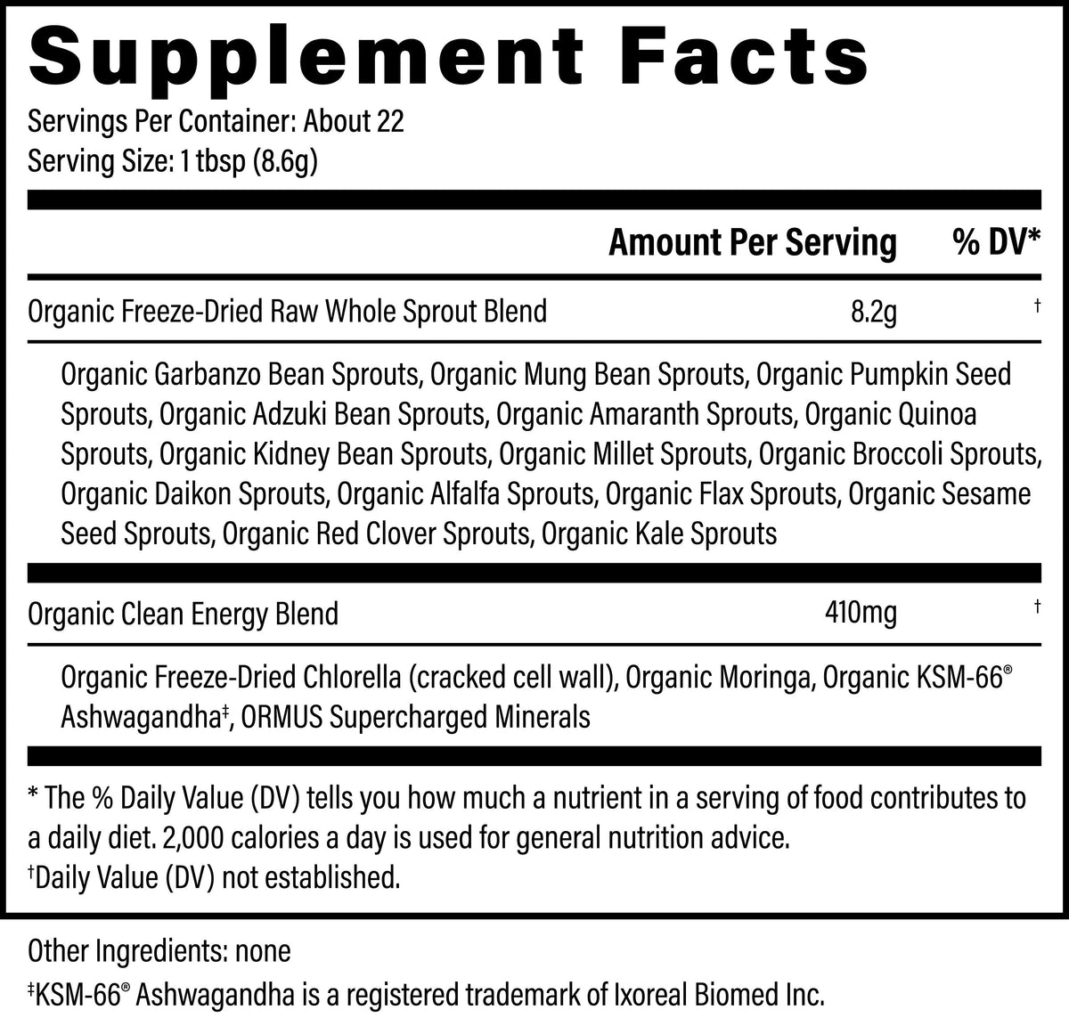 Supergreens by Global Healing – Super Greens Powder, Chlorella & Moringa | Melcon's Pharmacy (image 2)