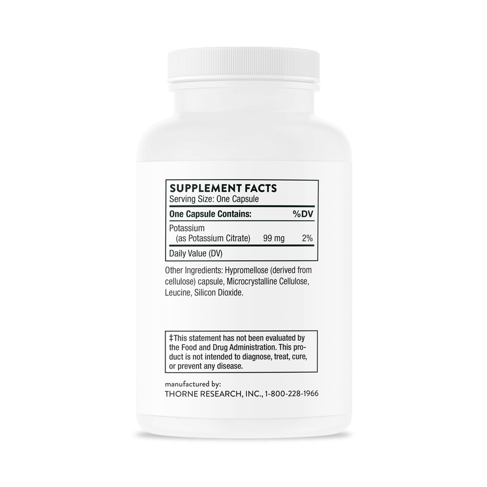 Potassium Citrate – Essential Support for Cardiovascular, Muscle & Urinary Tract Health