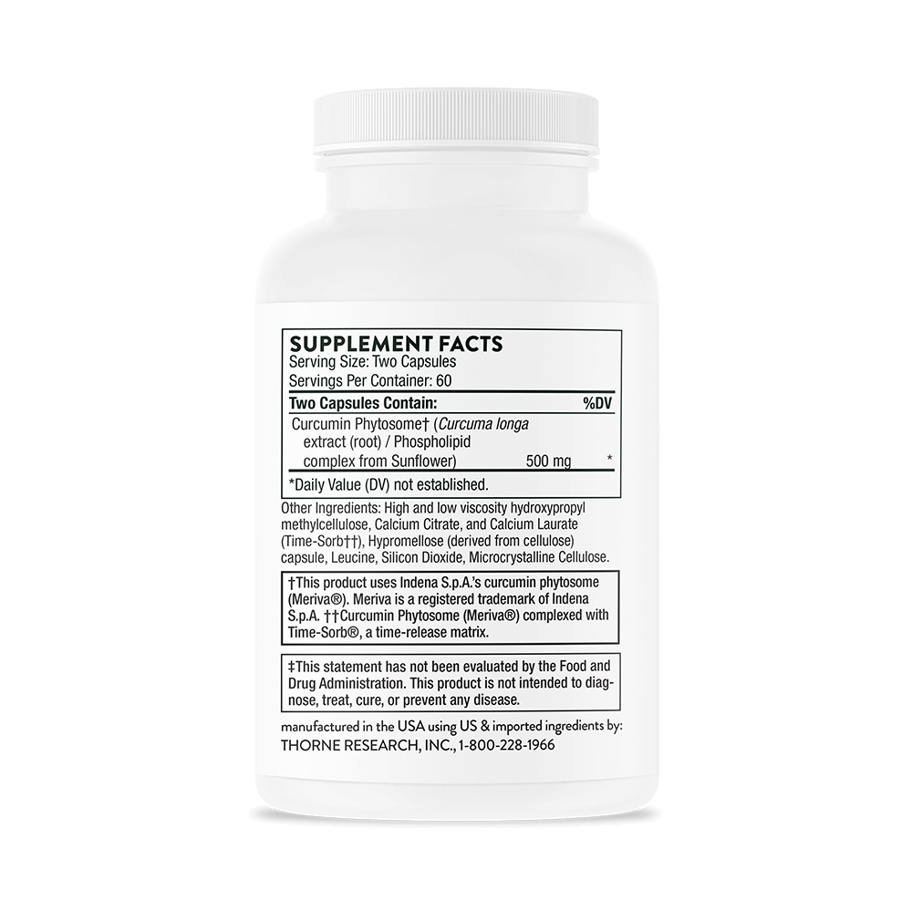 Curcumin Phytosome - SR: Sustained-Release Inflammation and Joint Support