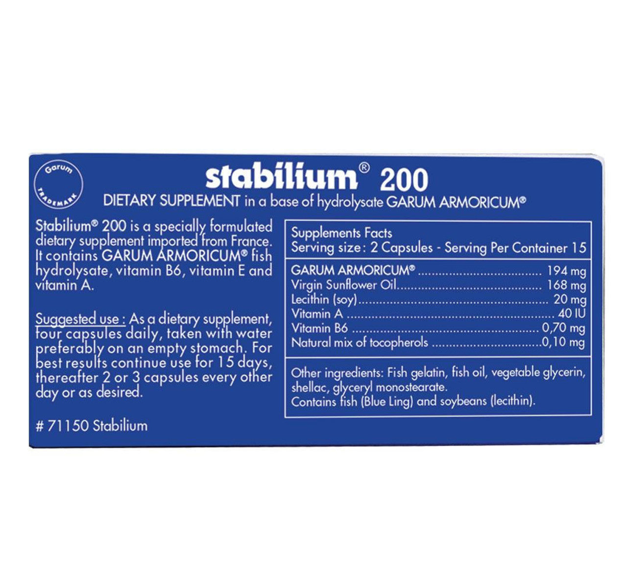 Stabilium® 200 Garum Armoricum® – Supports Mental and Physical