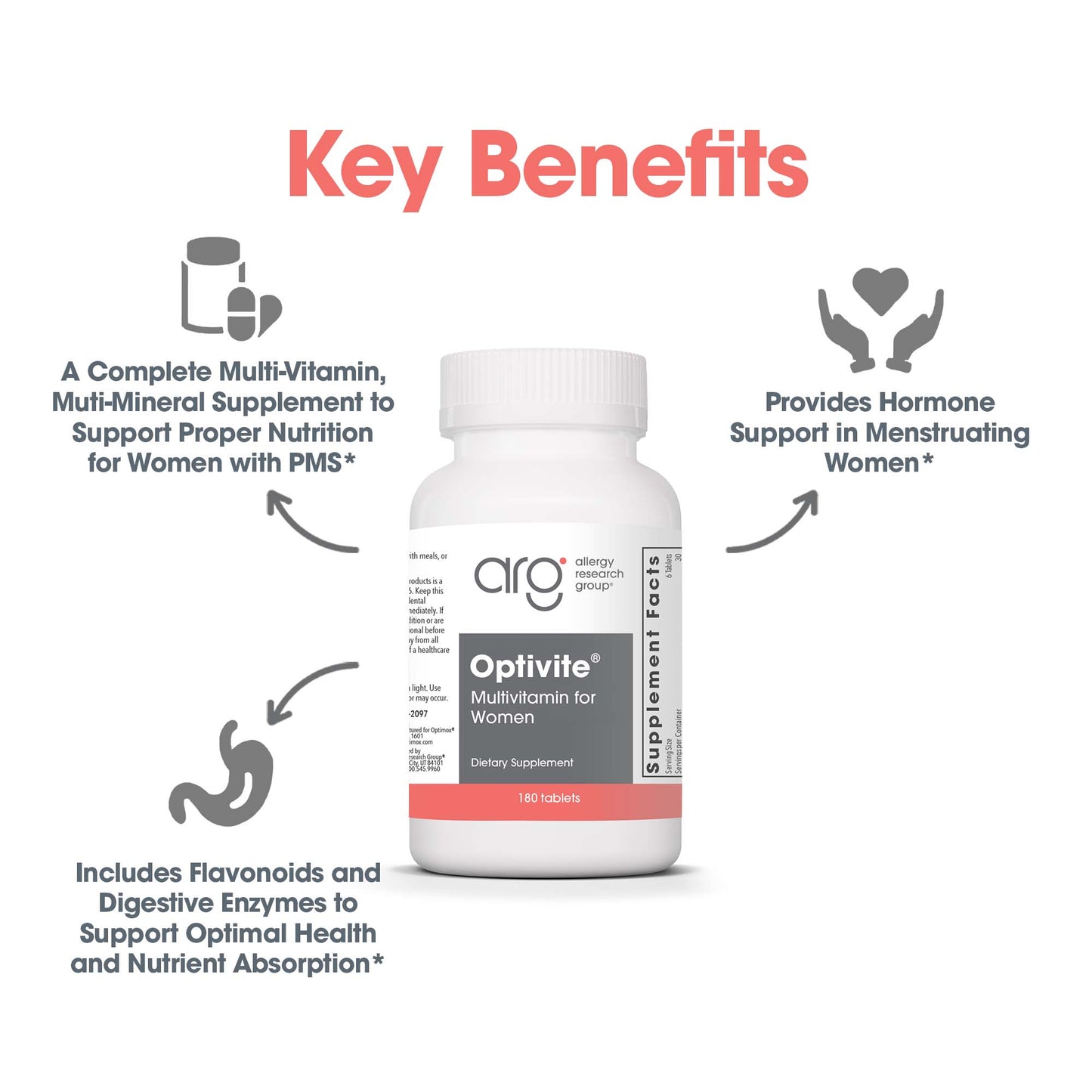 Optimox® Optivite® – PMS Support Multivitamin for Women