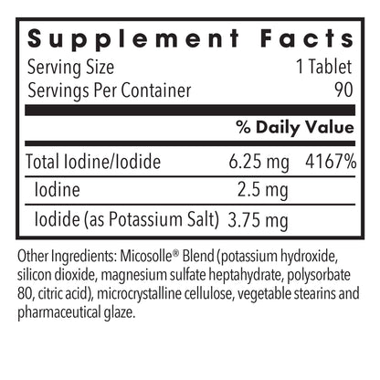 Iodoral® 6.25 mg – High Potency Iodine/Potassium Iodide Supplement