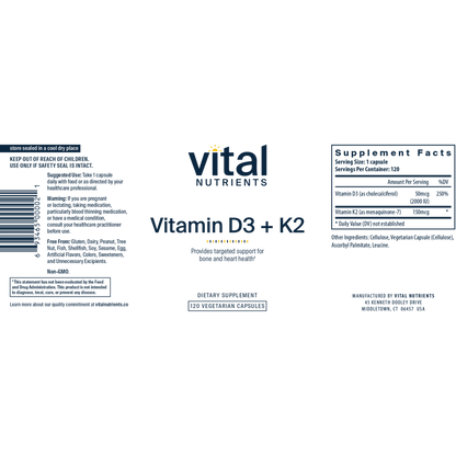 Vitamin D3 + K2
