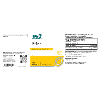 P-5-P – Active Vitamin B6