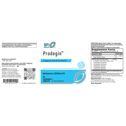 Prodegin™ Chewable Probiotic – Oral & Gut Health