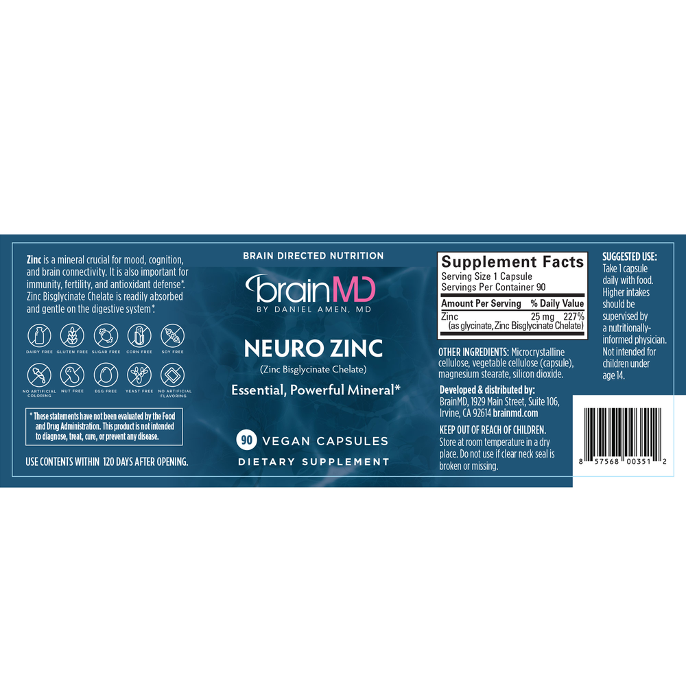 Neuro Zinc – Brain & Immune Support