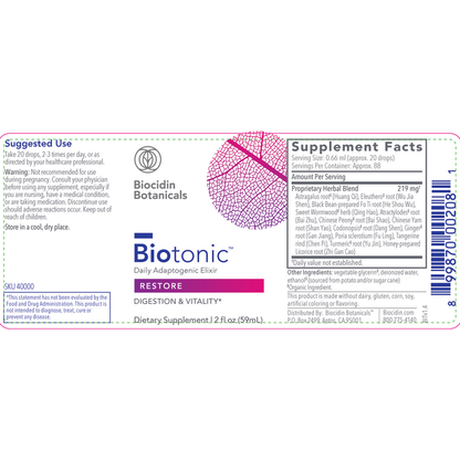 Biotonic™ – Daily Adaptogenic Elixir (2 oz Liquid)