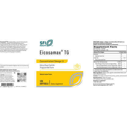 Eicosamax® TG – Omega-3 Fish Oil (Triglyceride Form)