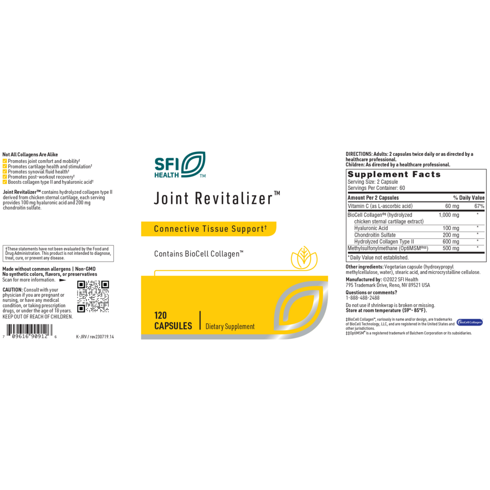 Joint Revitalizer™ – BioCell Collagen for Joints