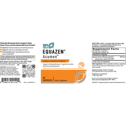 Equazen® Acumen™ – Cognitive & Mood Support