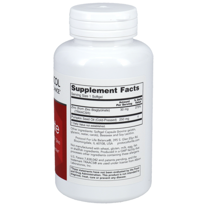 Zinc Glycinate 30mg Albion TRACCS Zinc