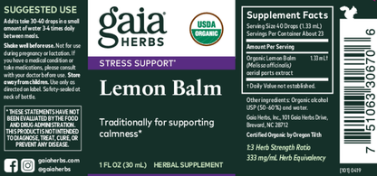 Lemon Balm Dry