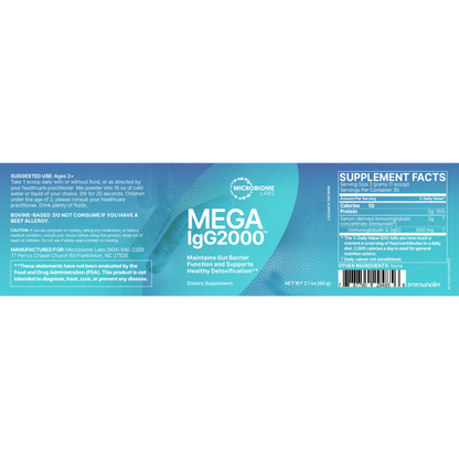 MegaIgG2000™ Powder – Dairy-Free Immunoglobulin for Gut Health