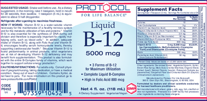 Vitamin B-12 Liquid 5000mcg