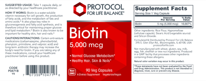 Biotin 5000mcg