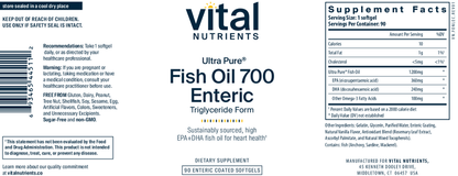 Ulta Pure® Fish Oil 700 Enteric TF