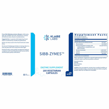 Ther-Biotic® SIBB-Zymes™ – Brush Border Digestive Enzymes