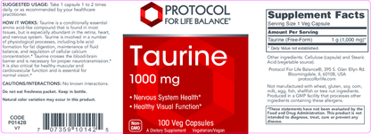 Taurine 1000mg