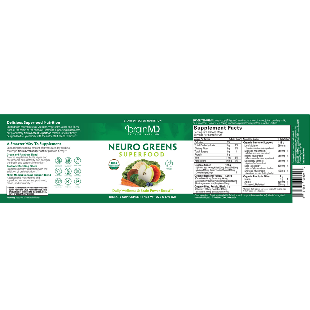 Neuro Greens Superfood – Brain & Body Support