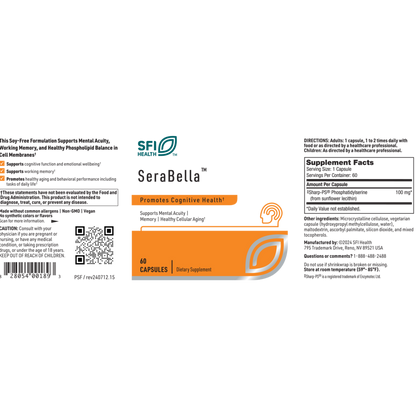 SeraBella™ Phosphatidyl Serine – Cognitive Support