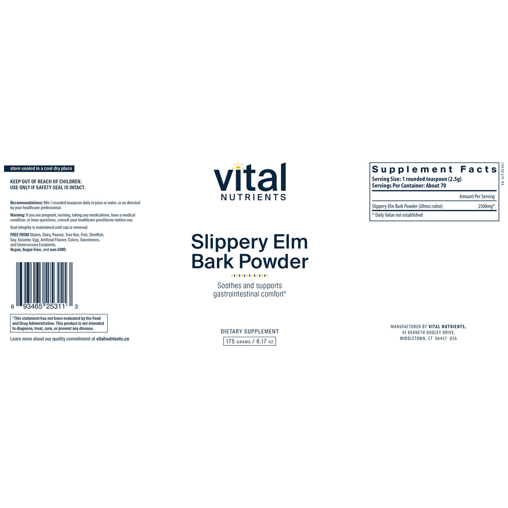 Slippery Elm Bark Powder