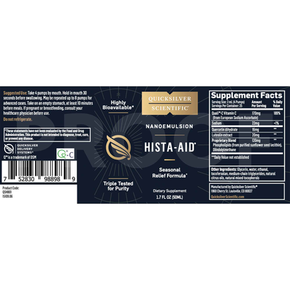Hista-Aid® – Fast-Acting Histamine & Immune Support