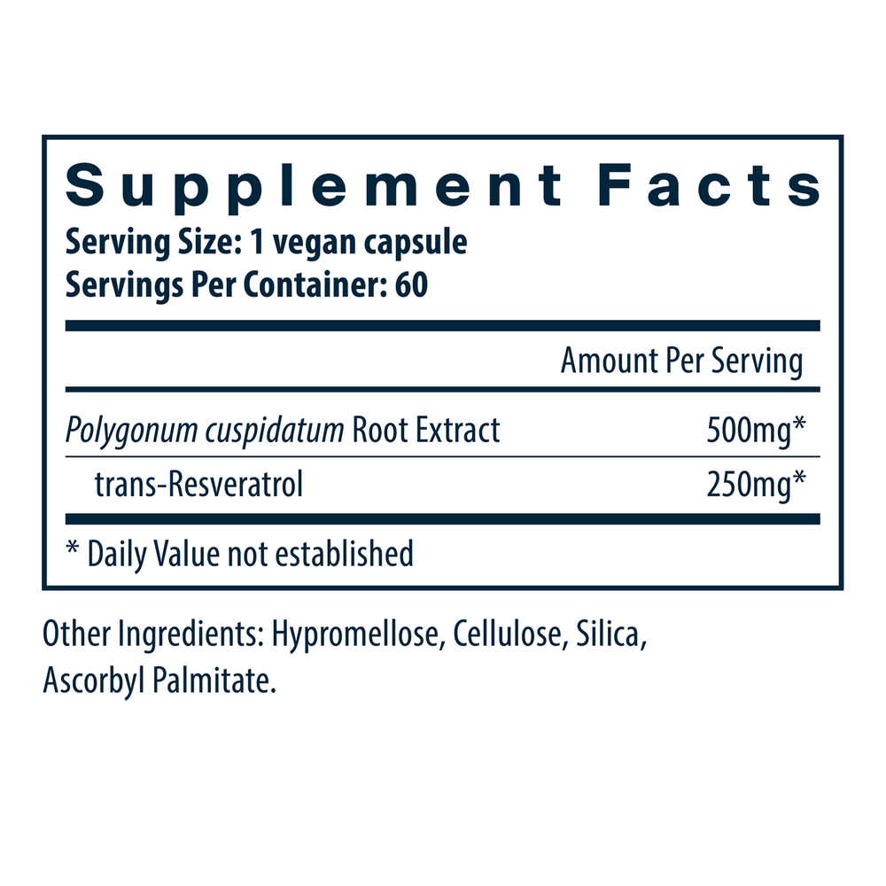 Resveratrol 500mg 60c
