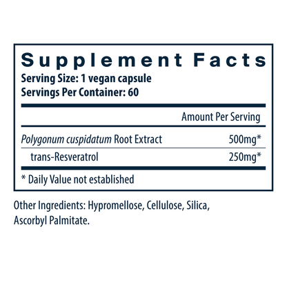 Resveratrol 500mg 60c