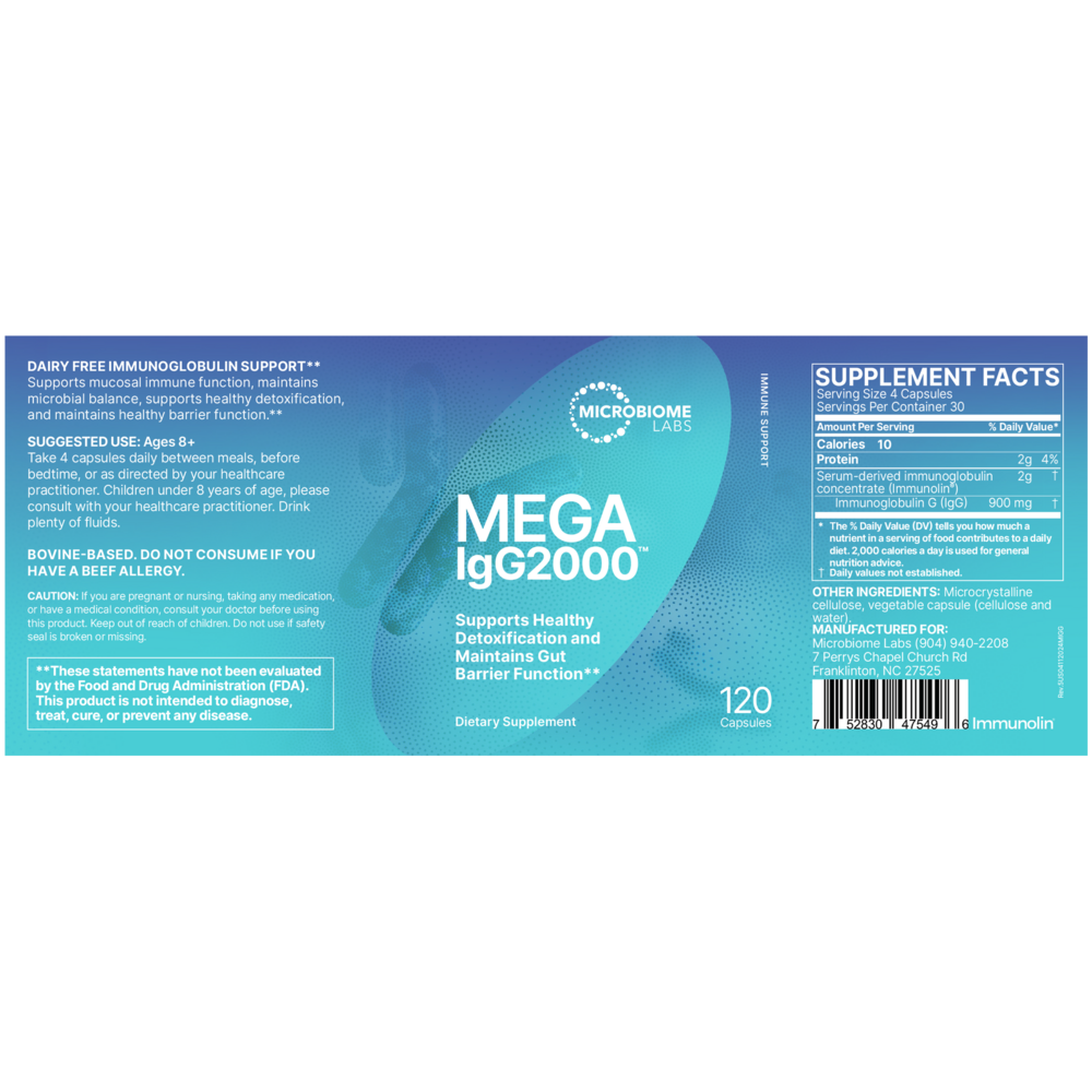 MegaIgG2000™ – Dairy-Free Immunoglobulin for Gut Health