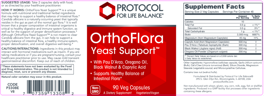 OrthoFlora Yeast Support