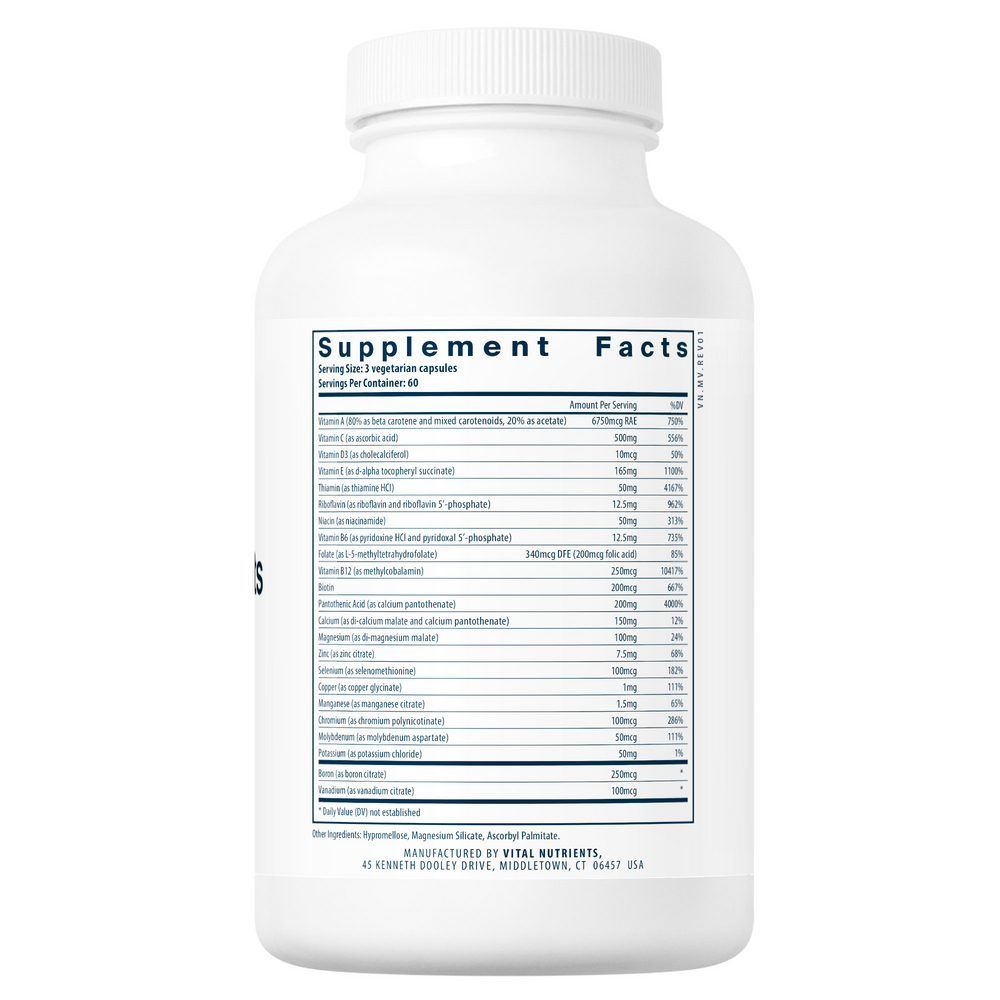 Multi-Nutrients (No Iron or Iodine)