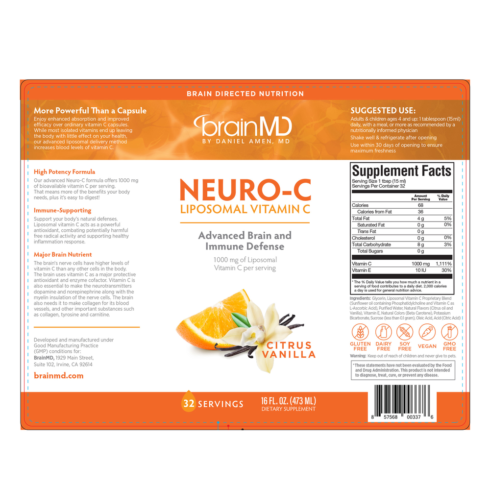 Neuro-C Vitamin C – Immune & Brain Support