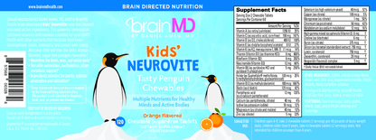 Kids’ NeuroVite Multivitamin Chewables – 120 Chewable Tablets