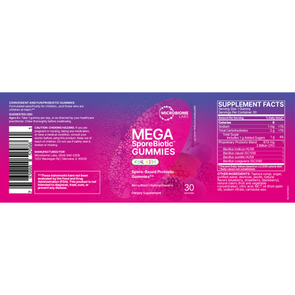 MegaSporeBiotic™ Gummies – Probiotic Support for Children