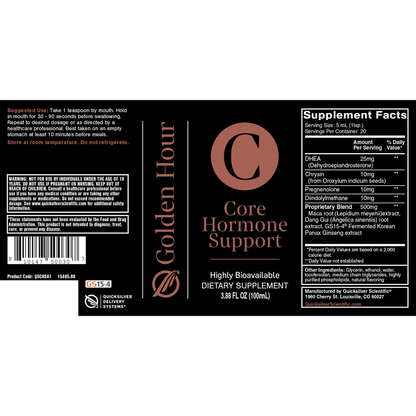 Core Hormone Support – Liposomal DHEA & Pregnenolone Formula