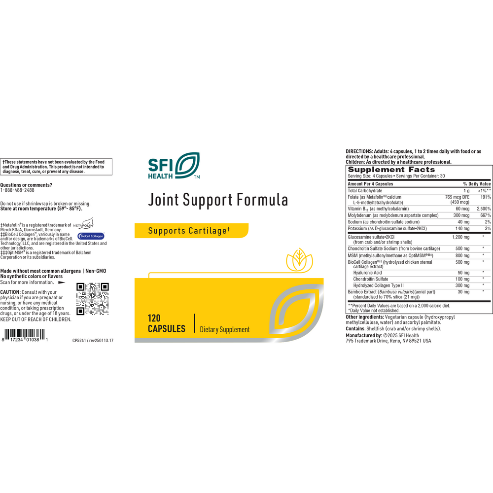 Joint Support Formula – Advanced Cartilage & Mobility Support