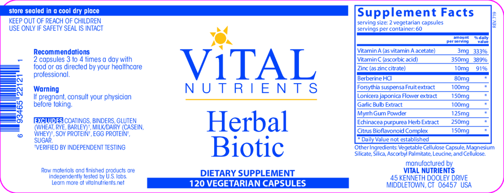 Herbal Biotic (California Only)