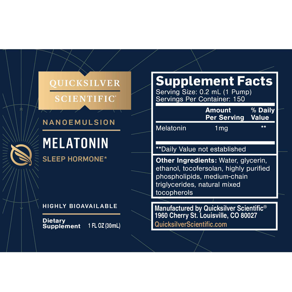 Nanoemulsified Melatonin Liquid – Fast-Acting Sleep Support