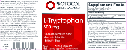 L-Tryptophan 500mg